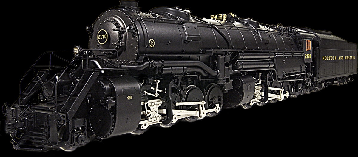 Kohs & Company N&W Y6a best quality brass O scale model train